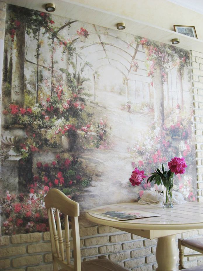 affresco in cucina