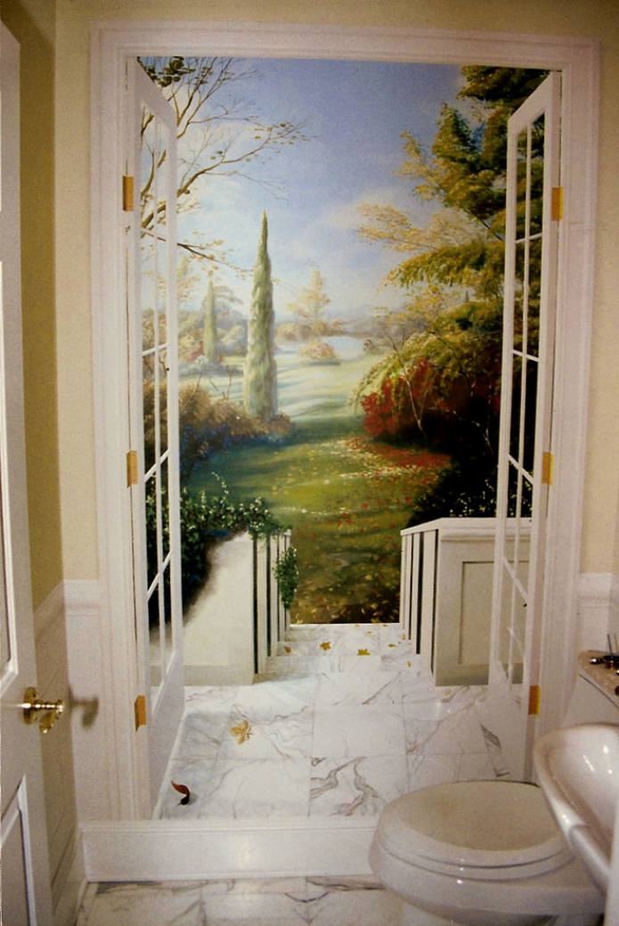 affresco in bagno