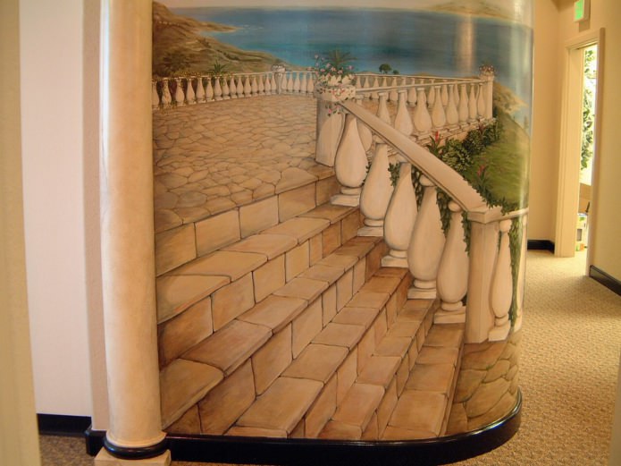 affresco sulla parete