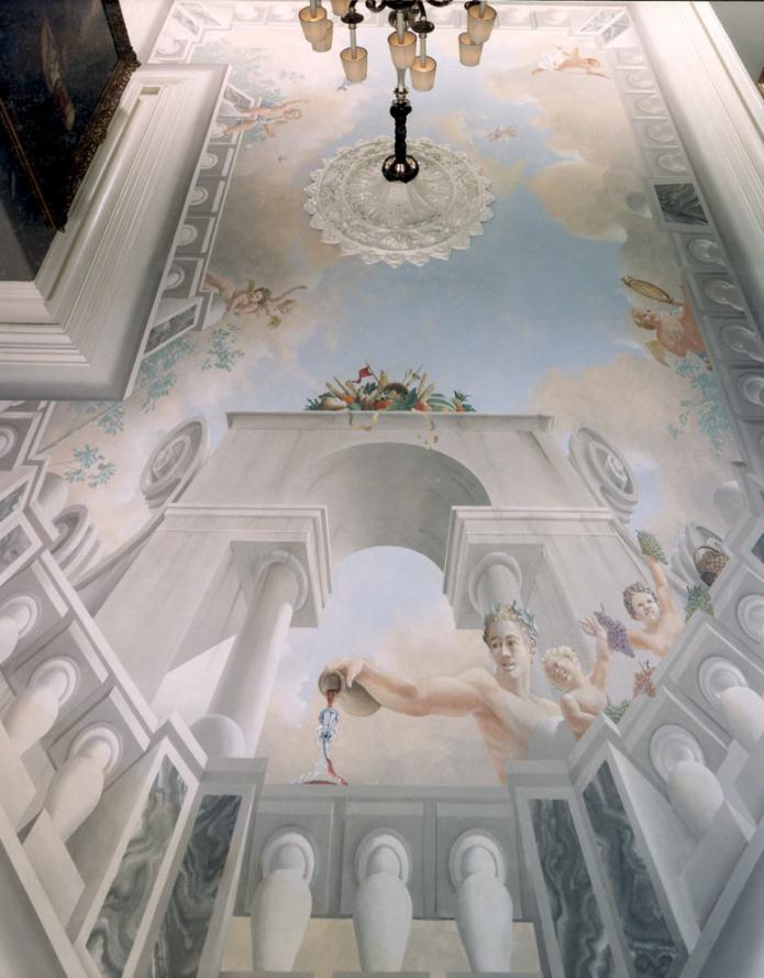 affresco sul soffitto