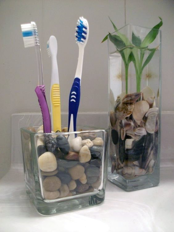 Ciottoli in un bagno