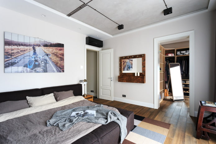 spogliatoio separato all'interno della camera da letto
