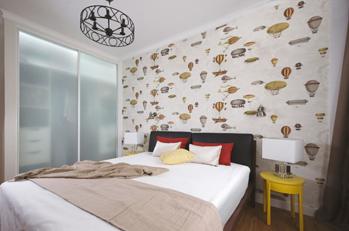 Armadio a muro nell'interno della camera da letto