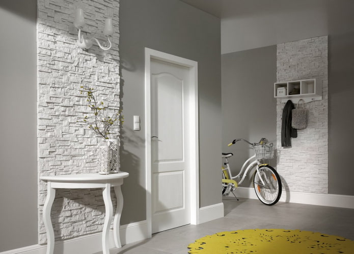 design in piastrelle di gesso negli interni