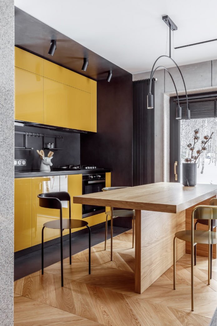 cucina luminosa lucida