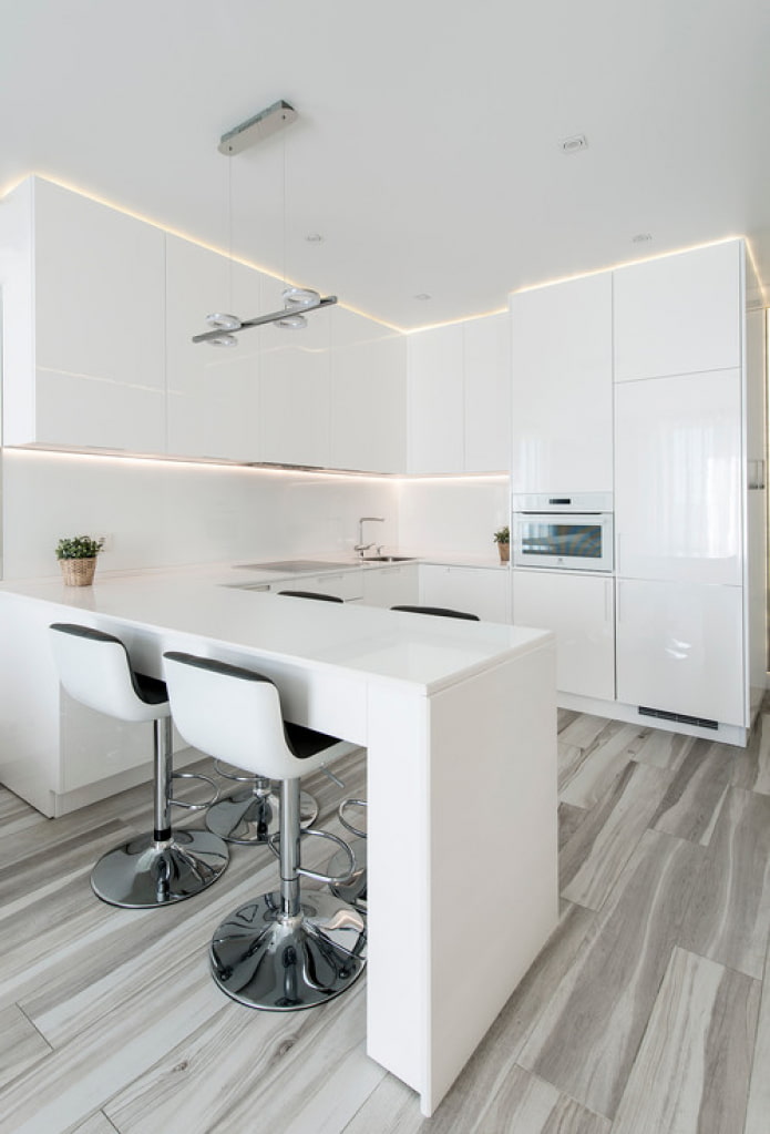 minimalismo cucina bianca