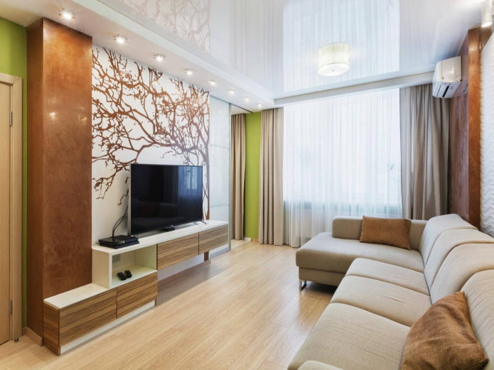 soffitto teso lucido