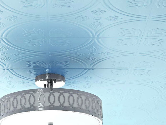 pannelli blu per controsoffitto