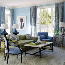 Colore blu negli interni: combinazioni, idee di design, 67 foto-6