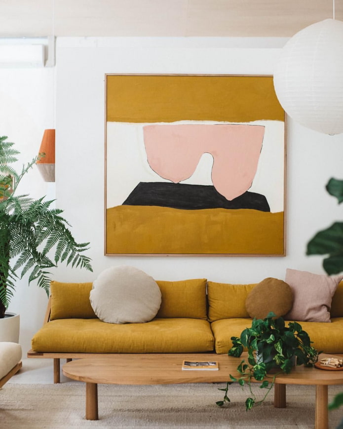 quadro sopra il divano