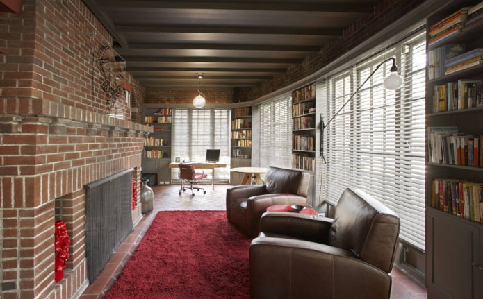 stecche orizzontali in stile loft