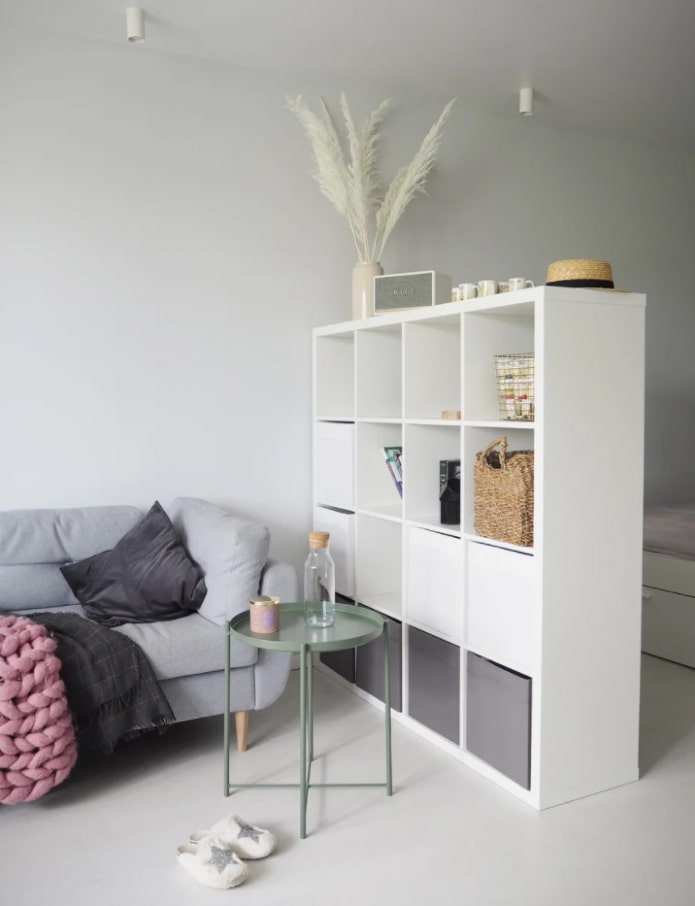 scaffalature Kallax all'interno