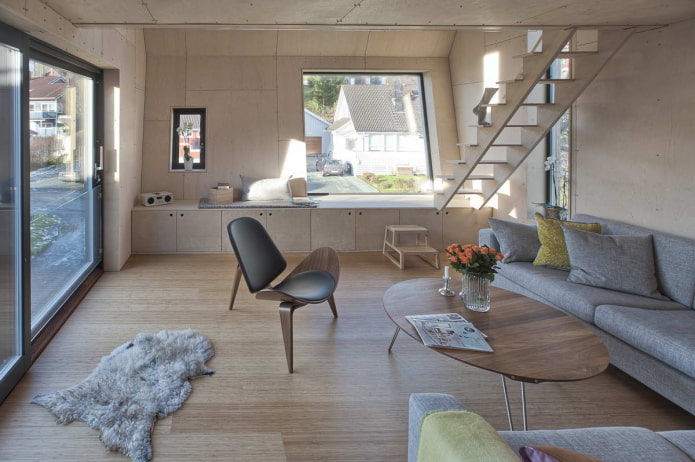 casa moderna in stile country