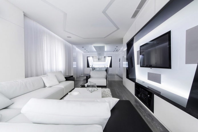 High-tech in bianco e nero