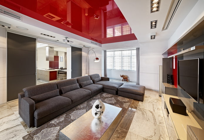 Soffitto rosso