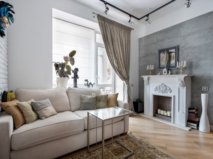 Loft nei toni del bianco