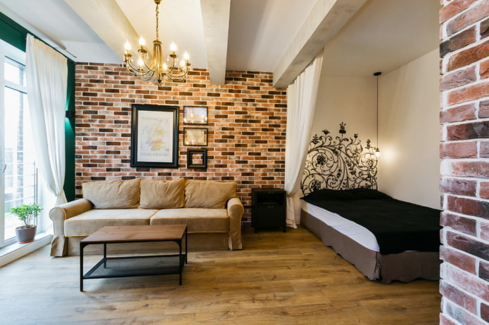 Soggiorno con posto letto