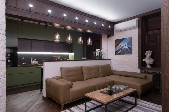 Illuminazione in stile loft