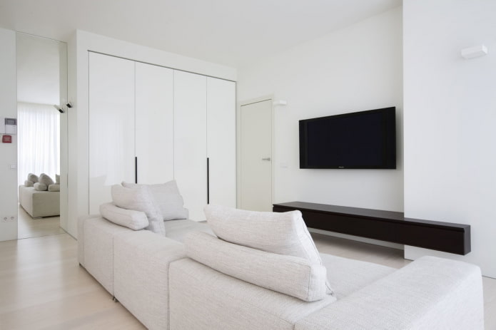 mobili per il soggiorno in stile minimalista
