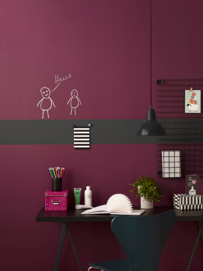 vernice lavagna bordeaux