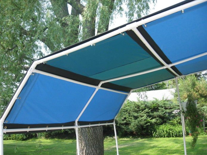 tenda da sole in tubi