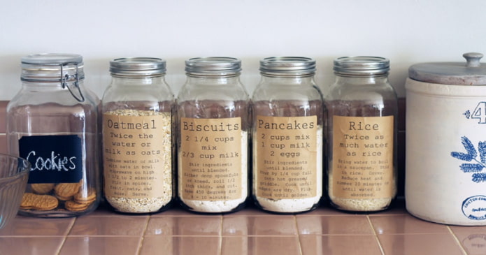 Etichette da cucina