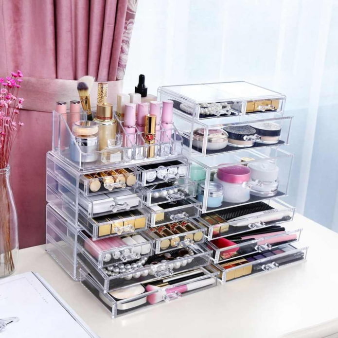 Organizzatore per cosmetici