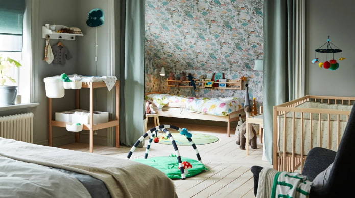 Tende nella cameretta dei bambini