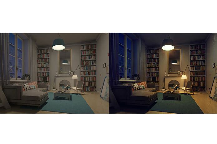 controllo dell'illuminazione tramite sensori di luce