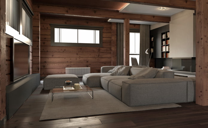 decorazione del soggiorno all'interno della casa