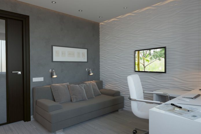 studio in un bilocale di 50 metri
