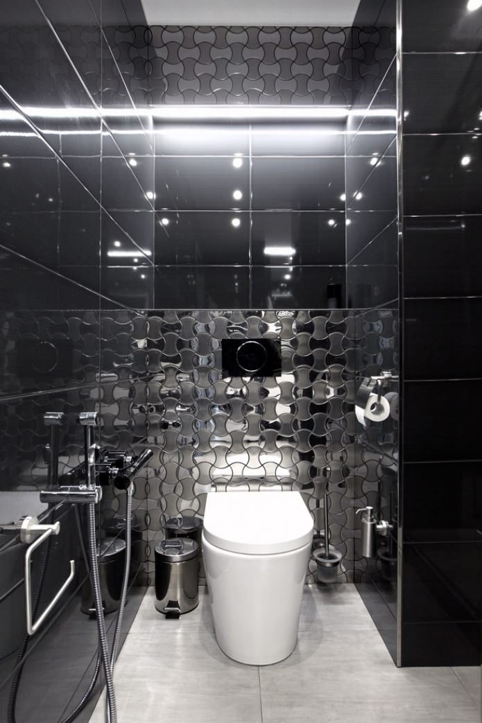 WC nei toni del nero