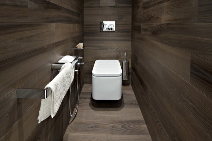 Laminato sulla parete del bagno