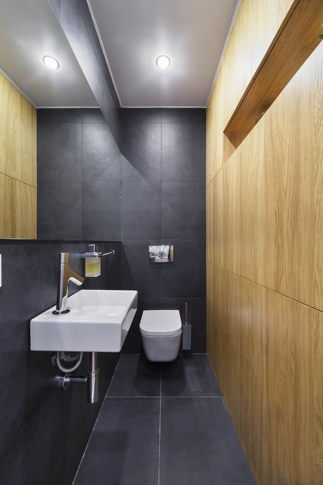 design a un solo livello in bagno