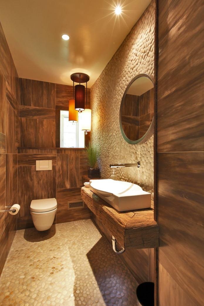 tessuto teso in bagno