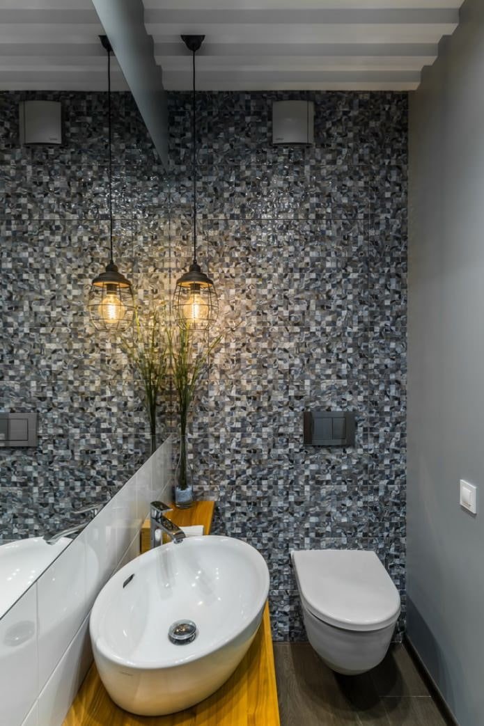 Stile moderno in bagno