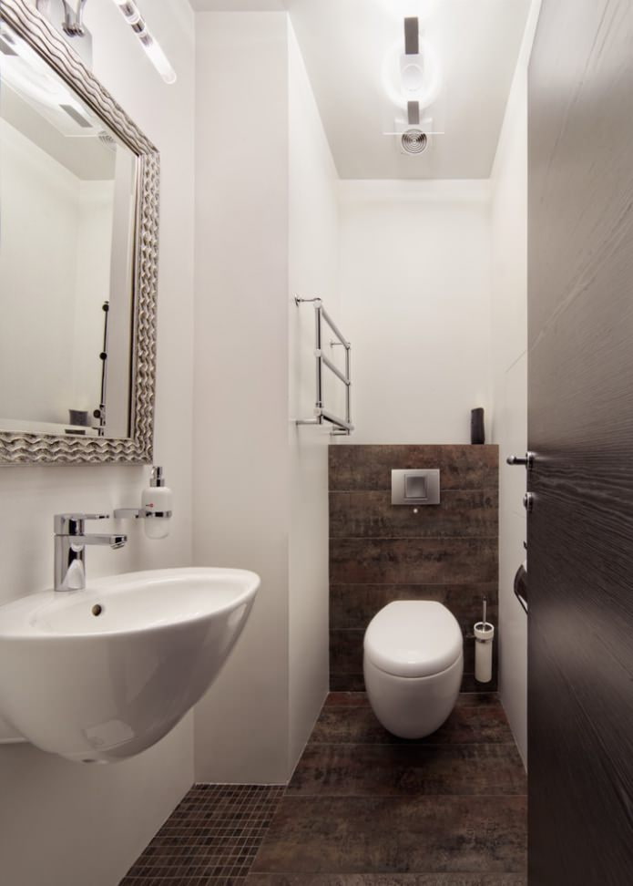 Stile moderno in bagno