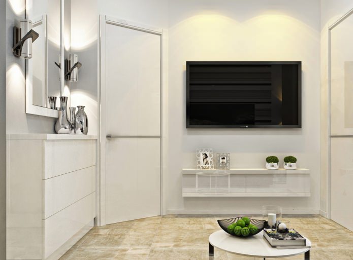 TV sulla parete