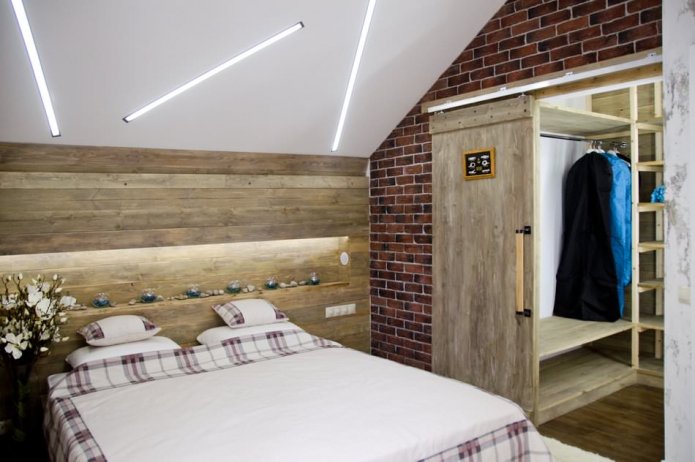 camera da letto con cabina armadio