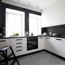 Interni in bianco e nero: caratteristiche del design, 60 photos-5