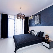 Interno in bianco e nero: caratteristiche del design, 60 foto-14