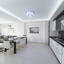 Interni in bianco e nero: caratteristiche del design, 60 photos-6