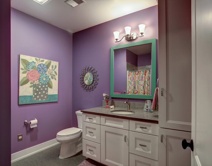 bagno lilla