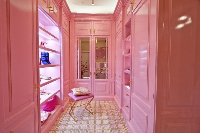 armadio rosa