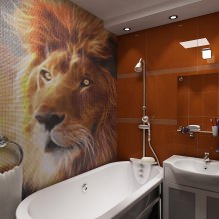 Interni del bagno in stile moderno: 60 migliori foto e idee di design-3