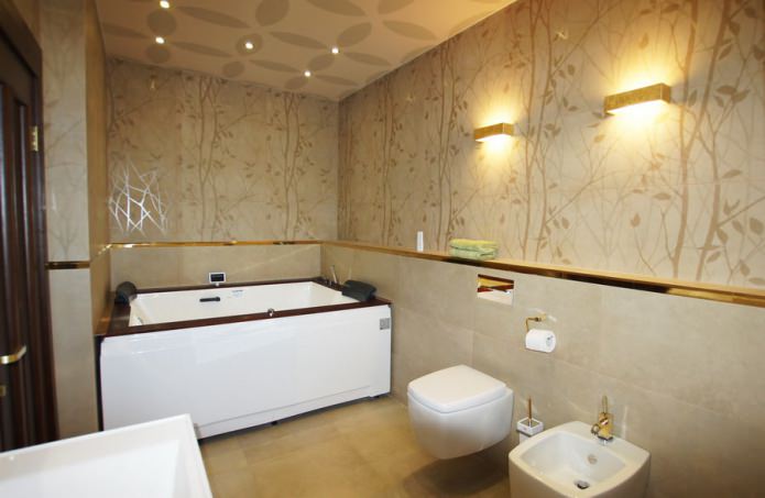 interno del bagno in stile moderno