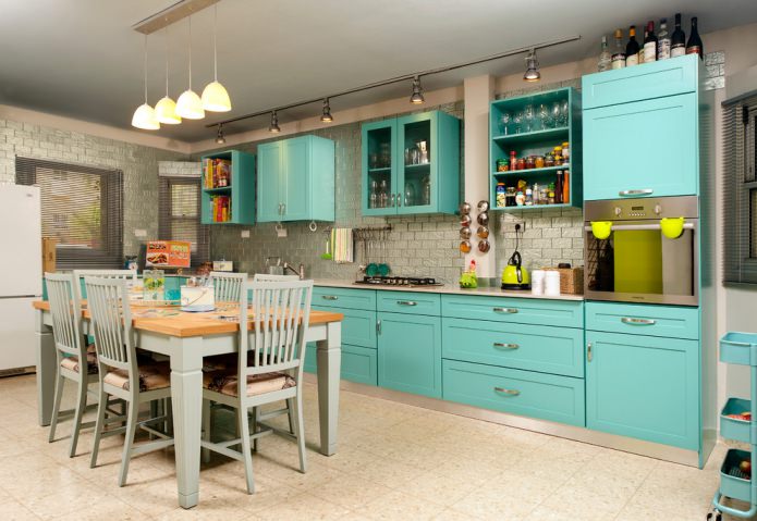 set turchese
