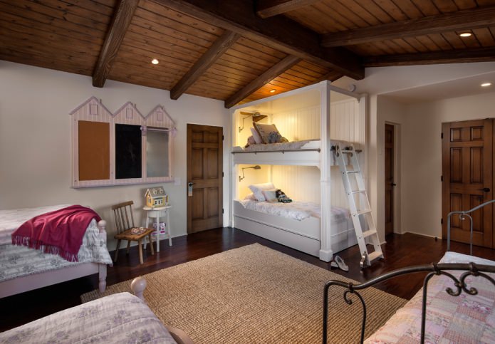 design della cameretta per bambini in stile italiano
