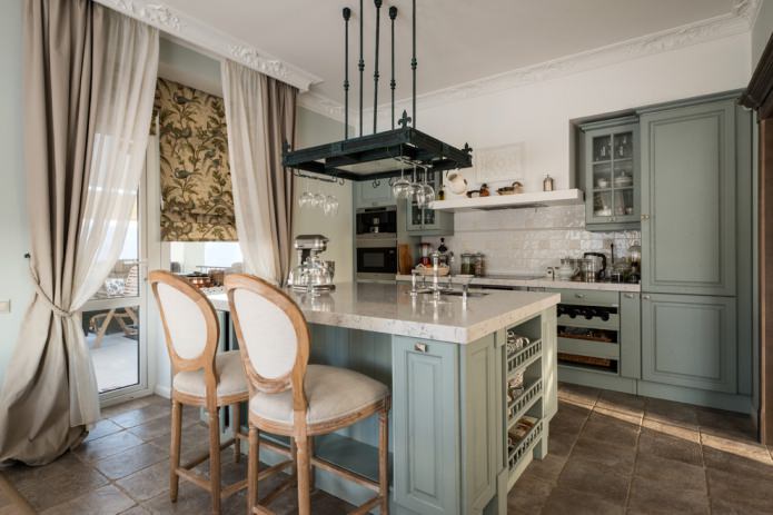 cucina con isola