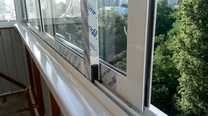 Vetrate del balcone